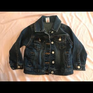 ❤️SALE 4 for $20❤️like new Carters Jean Jacket 18M